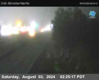 SB 5 at Dairy Mart Rd.