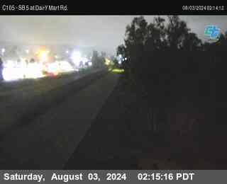 SB 5 at Dairy Mart Rd.