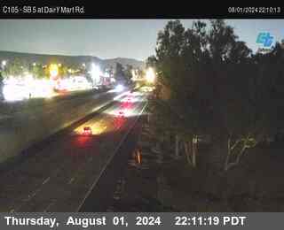 SB 5 at Dairy Mart Rd.