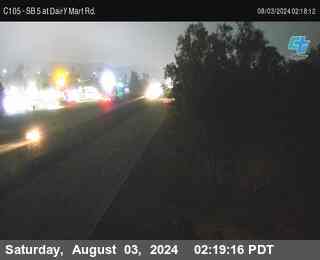 SB 5 at Dairy Mart Rd.