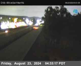 SB 5 at Dairy Mart Rd.