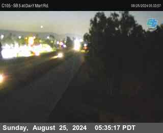 SB 5 at Dairy Mart Rd.