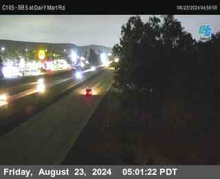 SB 5 at Dairy Mart Rd.