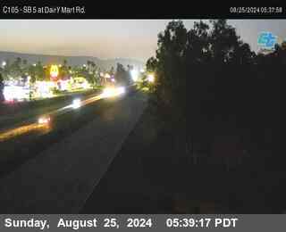 SB 5 at Dairy Mart Rd.