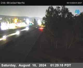 SB 5 at Dairy Mart Rd.