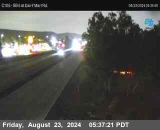 SB 5 at Dairy Mart Rd.