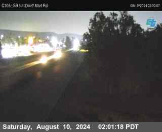 SB 5 at Dairy Mart Rd.