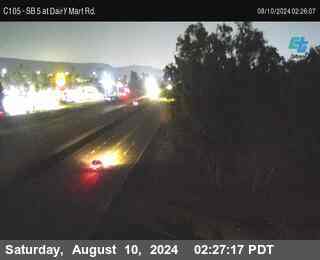 SB 5 at Dairy Mart Rd.