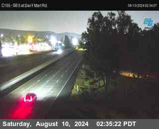 SB 5 at Dairy Mart Rd.