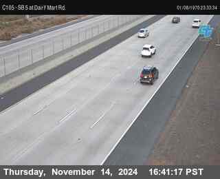 SB 5 at Dairy Mart Rd.