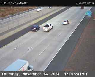 SB 5 at Dairy Mart Rd.