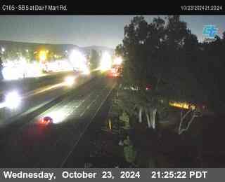 SB 5 at Dairy Mart Rd.