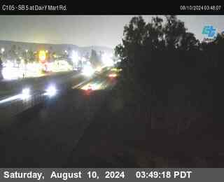 SB 5 at Dairy Mart Rd.