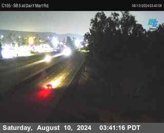 SB 5 at Dairy Mart Rd.