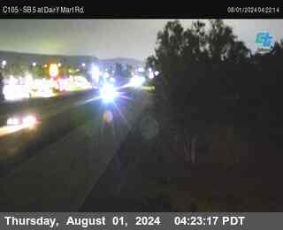 SB 5 at Dairy Mart Rd.