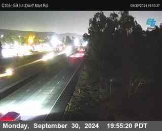 SB 5 at Dairy Mart Rd.