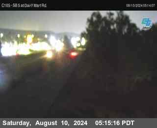 SB 5 at Dairy Mart Rd.