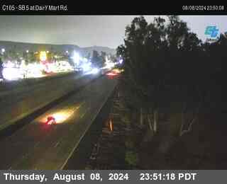 SB 5 at Dairy Mart Rd.