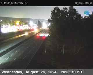 SB 5 at Dairy Mart Rd.