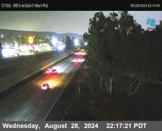 SB 5 at Dairy Mart Rd.