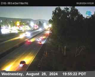 SB 5 at Dairy Mart Rd.