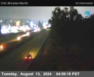 SB 5 at Dairy Mart Rd.