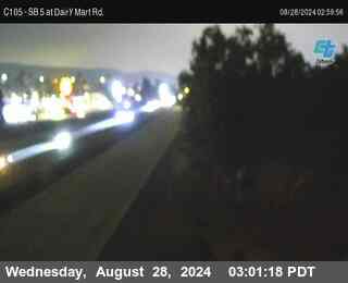 SB 5 at Dairy Mart Rd.