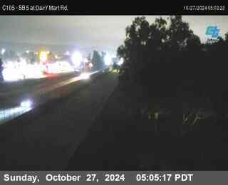 SB 5 at Dairy Mart Rd.