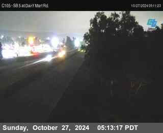 SB 5 at Dairy Mart Rd.