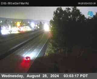 SB 5 at Dairy Mart Rd.