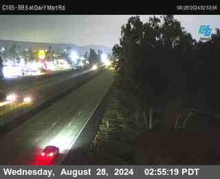 SB 5 at Dairy Mart Rd.