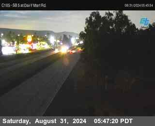 SB 5 at Dairy Mart Rd.