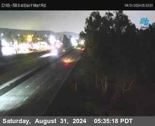 SB 5 at Dairy Mart Rd.