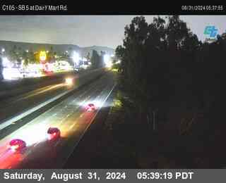 SB 5 at Dairy Mart Rd.