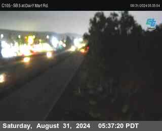 SB 5 at Dairy Mart Rd.