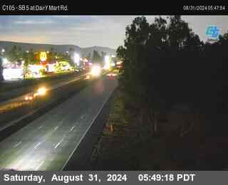 SB 5 at Dairy Mart Rd.