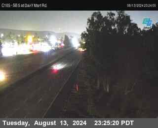 SB 5 at Dairy Mart Rd.