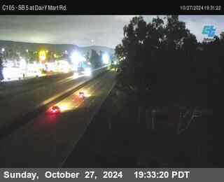 SB 5 at Dairy Mart Rd.