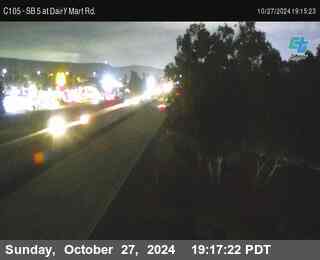 SB 5 at Dairy Mart Rd.