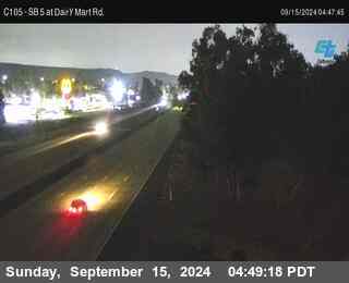 SB 5 at Dairy Mart Rd.