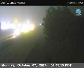 SB 5 at Dairy Mart Rd.