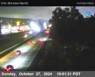 SB 5 at Dairy Mart Rd.