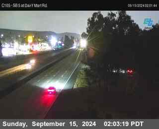 SB 5 at Dairy Mart Rd.