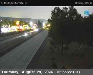 SB 5 at Dairy Mart Rd.