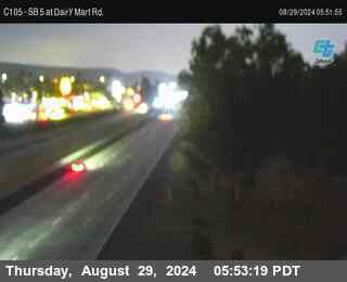 SB 5 at Dairy Mart Rd.