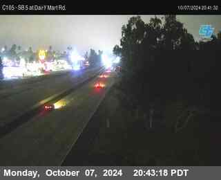 SB 5 at Dairy Mart Rd.