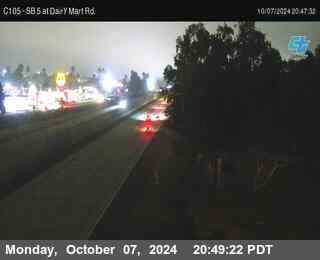 SB 5 at Dairy Mart Rd.