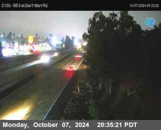 SB 5 at Dairy Mart Rd.