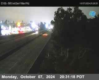 SB 5 at Dairy Mart Rd.