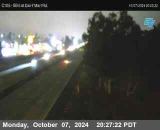 SB 5 at Dairy Mart Rd.